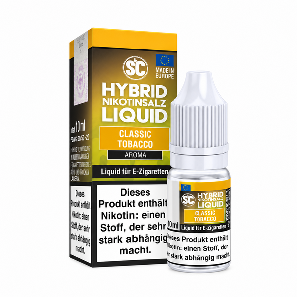 SC SC - Classic Tobacco - 10 mg Nikotinsalz Liquid - Mit Steuerbanderole