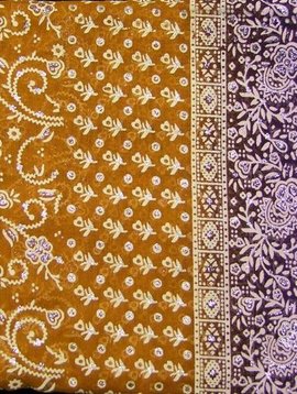 Jodha mharani Sari senfgelb/ lila