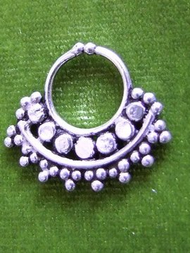 Silber fake Septum/ Nasenring