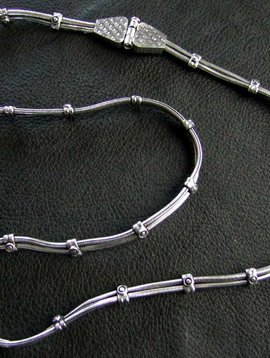 German Silver Belly chain 110cm
