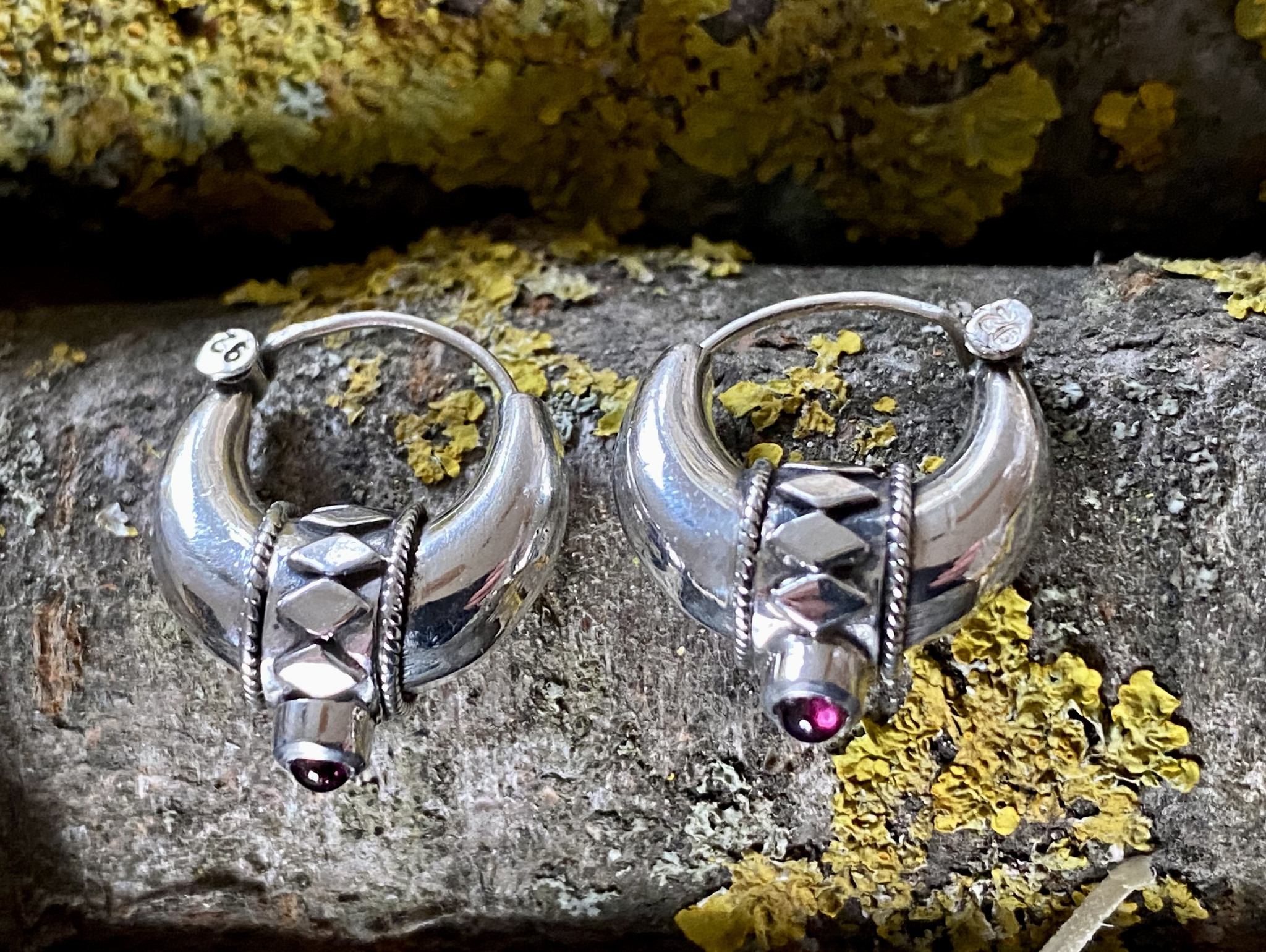 Silver Bali Earrings small