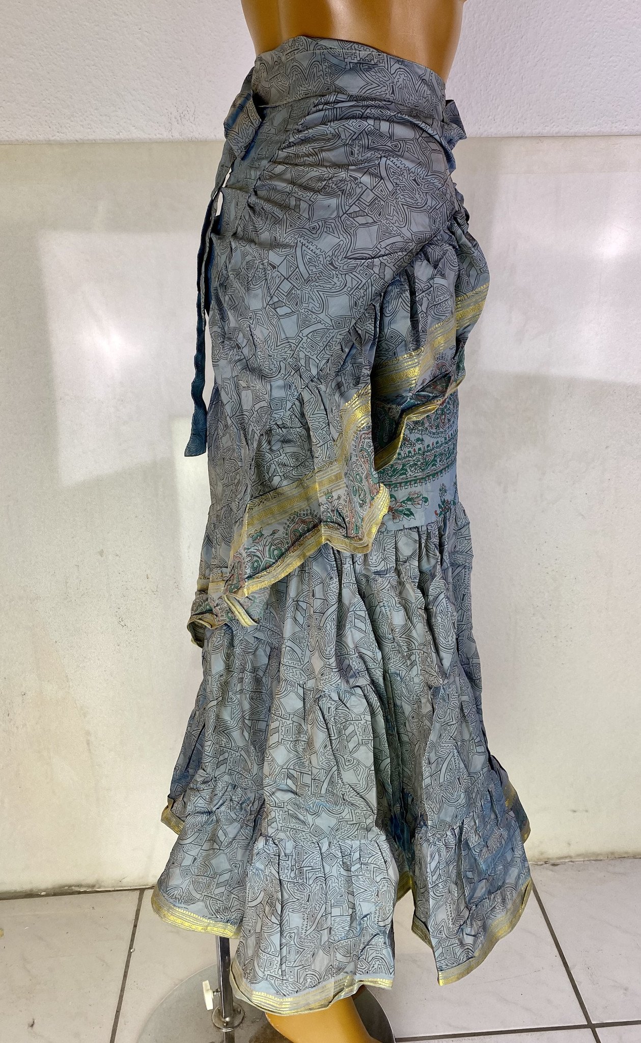 Wickelrock/ Wrap Skirt Vintage Sari