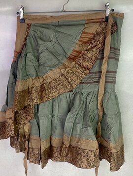 Wickelrock/ Wrap Skirt Baumwoll Sari