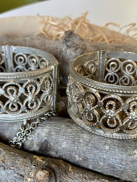 Vintage Tribal Bracelets, pair