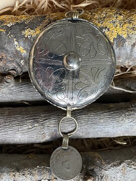 Tribal disc pendant