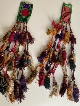 Vintage Tribal Tassel, pair