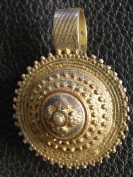 Brass pendant, Ethiopia