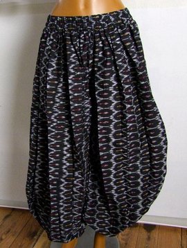 Pantaloon/ harem pants Ikat fabric