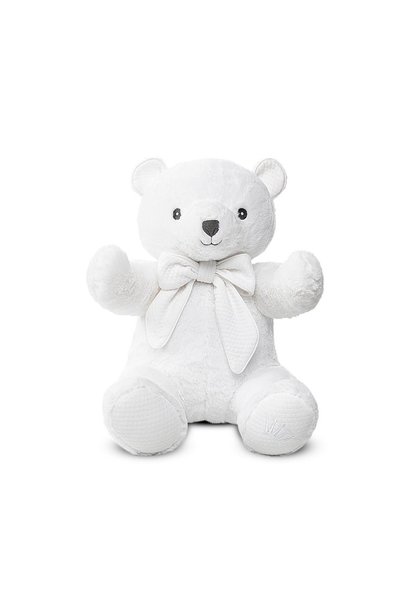 Ours en peluche 40cm First Crystal white