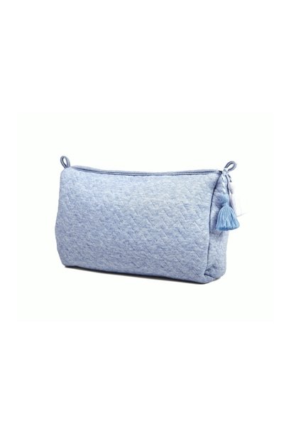 Trousse de toilette Poetree Chevron Denim Blue