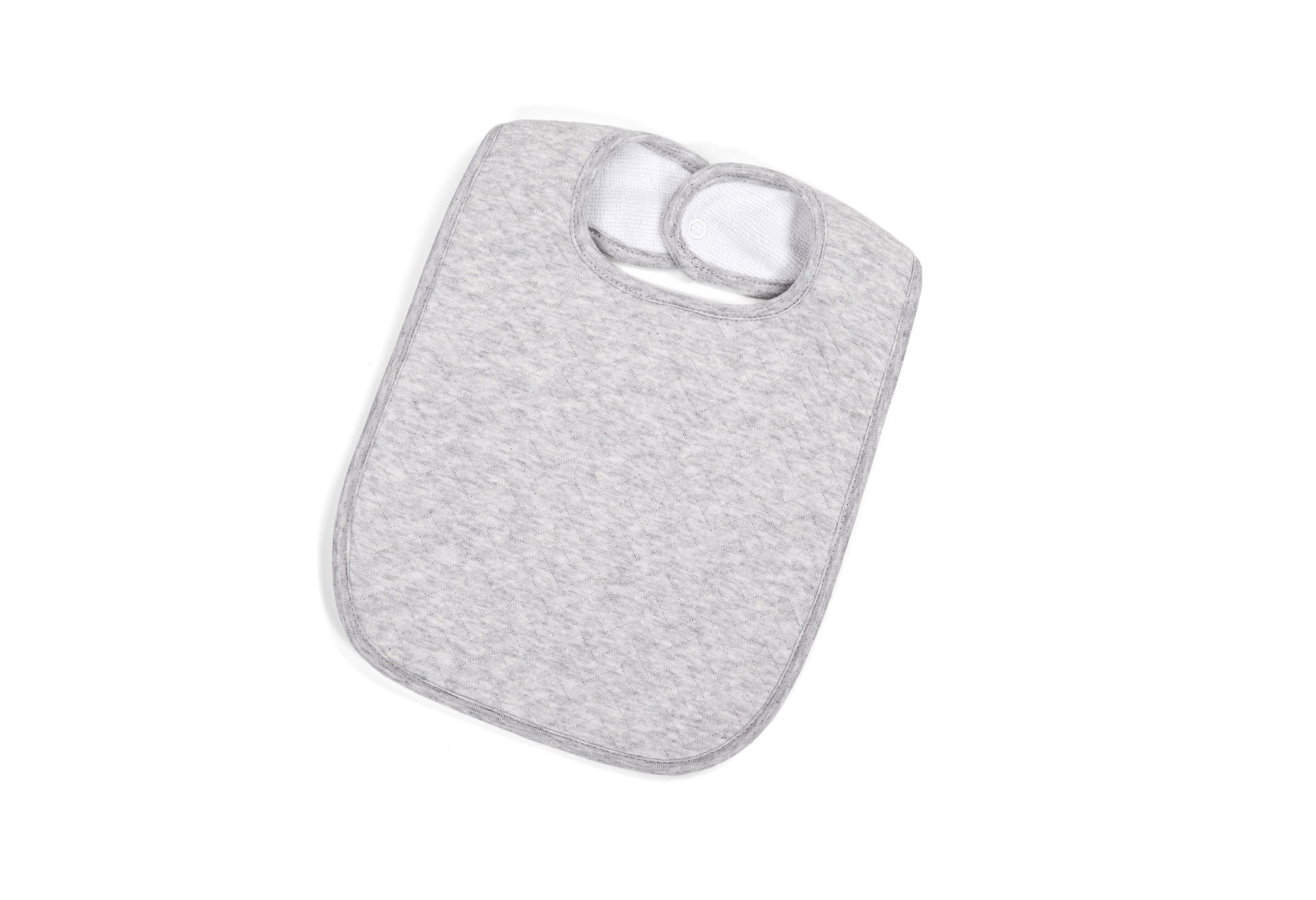 Slabbetje Poetree Chevron Light Grey Melange-3