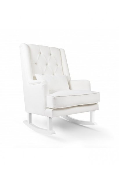 Chaise berçante Royal Rocker snow Blanc / Blanc