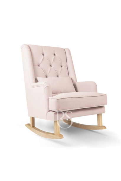 Chaise berçante Royal Rocker Rose / Naturel