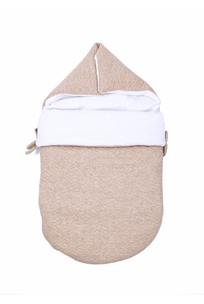 Chancelière 3 & 5 points ceinture  Chevron Light Camel