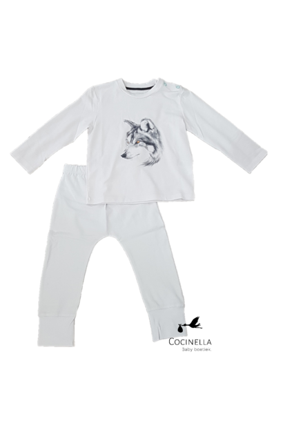 Pyjama Tencel Loup 3-6M