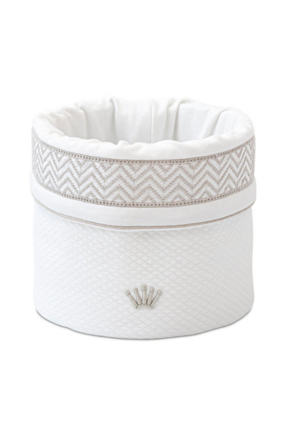 Panier de rangement Ethnic white