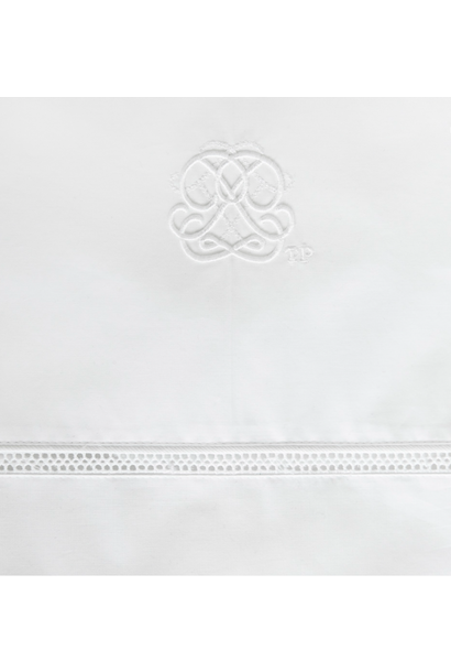 Daunendeckenbezug mit Kissenbezug Cotton White