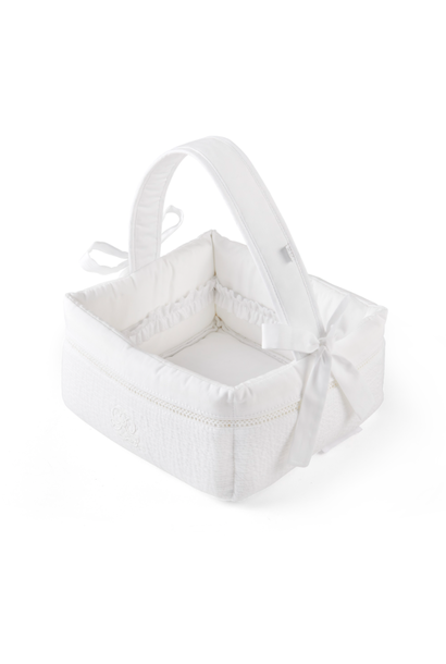 Care basket Cotton white