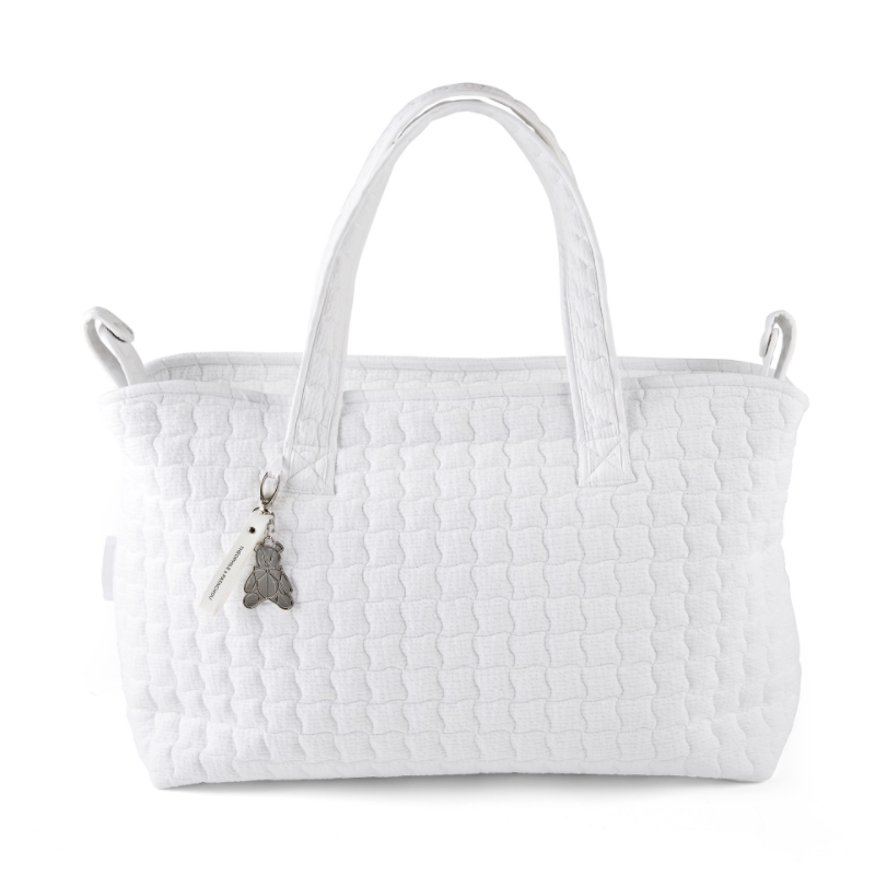 Pram holdall + changing mat Cotton white Theophile & Patachou-6