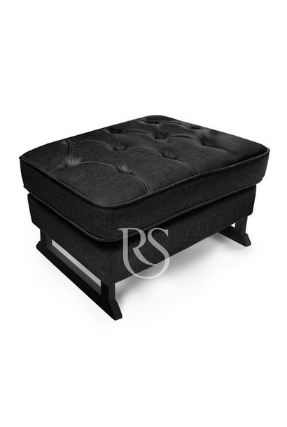 Royal Fußschemel Rocking Seats anthrazitgrau / Holz schwarz