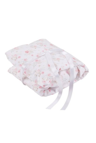 Fitted sheet 60x120cm Pink flower