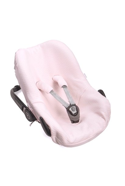 Abdeckung maxi cosi 3-Punkt-Gürtel Poetree Chevron Light pink