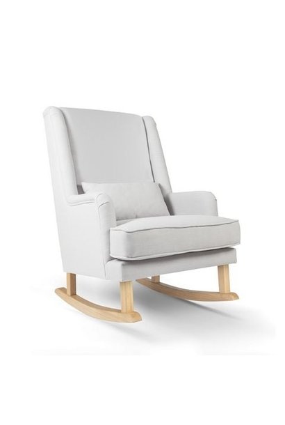 Chaise berçante Bliss Rocker Gris Argenté / bois naturel