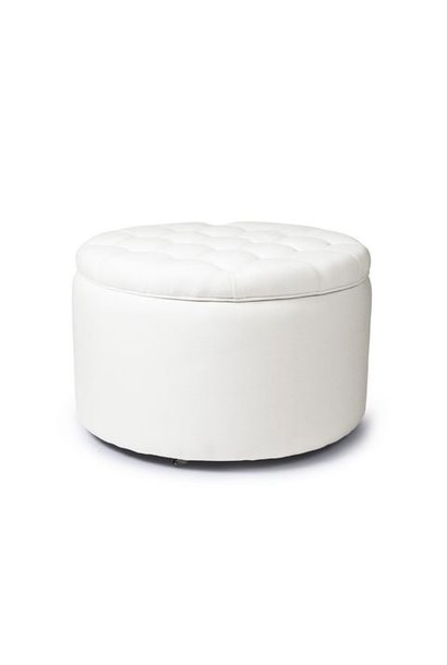 Panier de rangement Royal rond Blanc comme neige