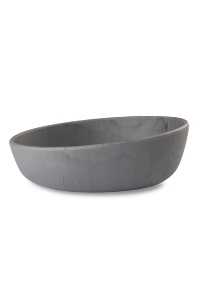 Bowl large marble - granite gray