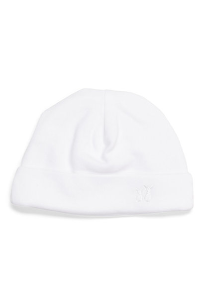 Bonnet velours  Poetree blanc