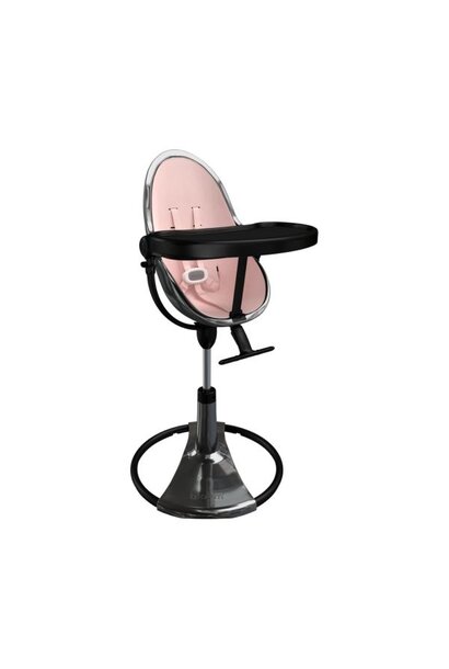 Chaise de salle à manger Bloom Fresco Titanium + Rosewater rose