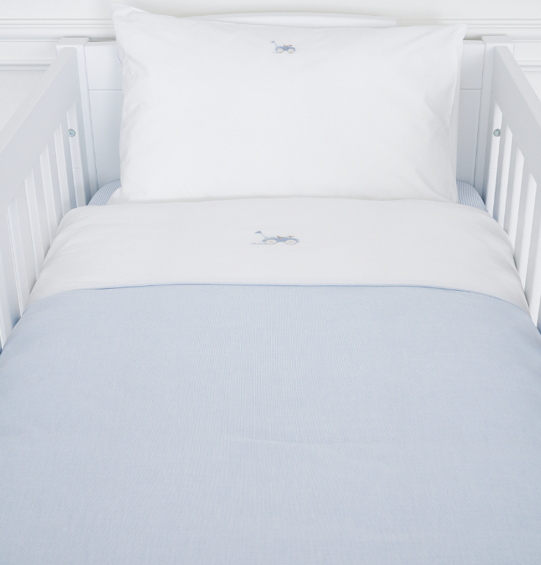 Quilt cover and pillowcase Classic car Theophile & Patachou-1