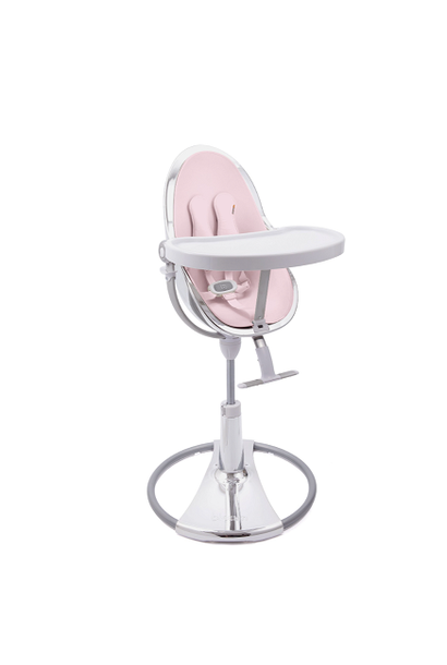 Chaise de salle à manger Bloom Fresco Silver + Rosewater rose