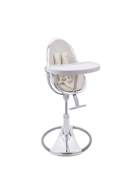 Dining chair Bloom Fresco Silver + coconut white