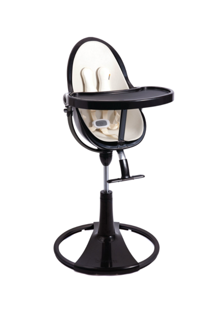 Dining chair Bloom Fresco Black + coconut white