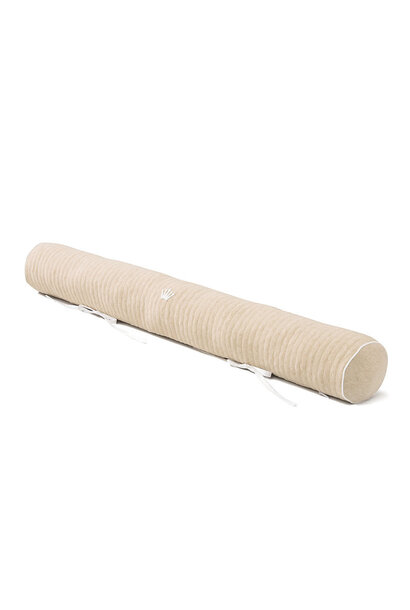 Embroidered bolster Essentials beige