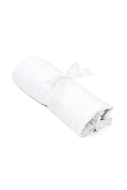 Drap housse lit 70x140cm blanc