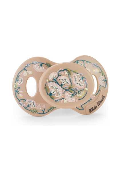 Pacifier  0-6M Faded rose bells