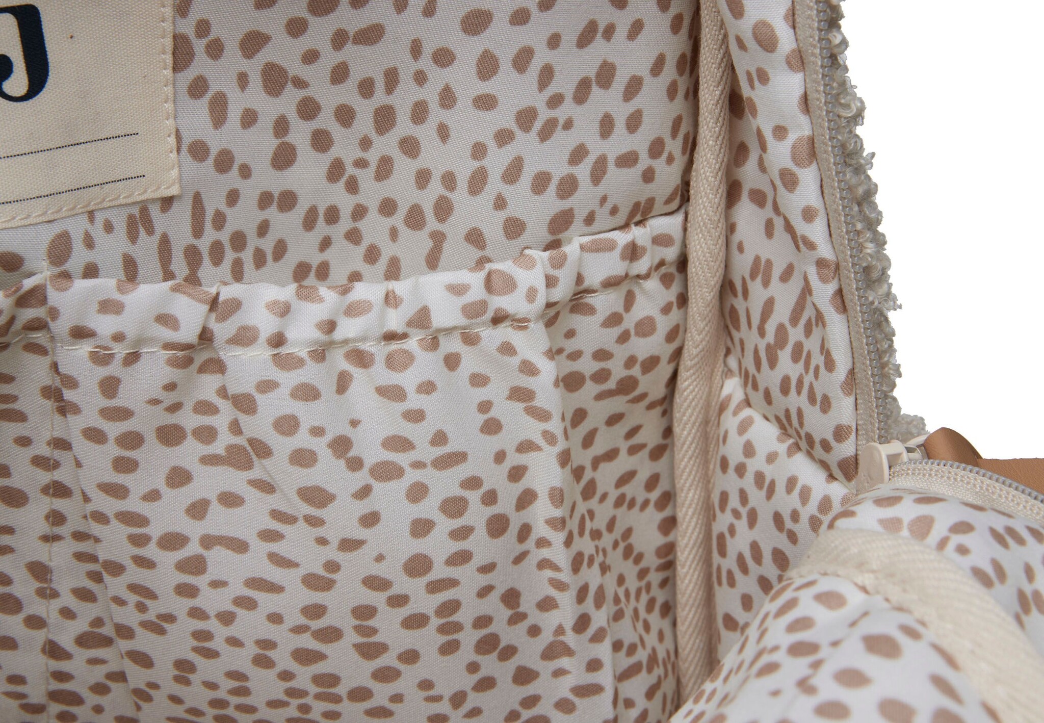 Kindertasche Jollein Boucle - Naturel-7