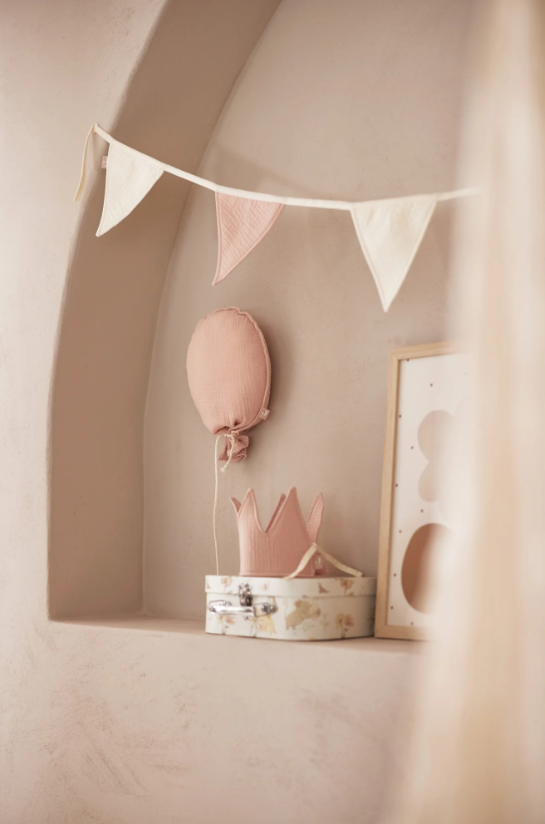 Muurdecoratie Jollein ballon Wild rose-2
