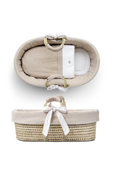 Wicker moises and cover Essentials beige