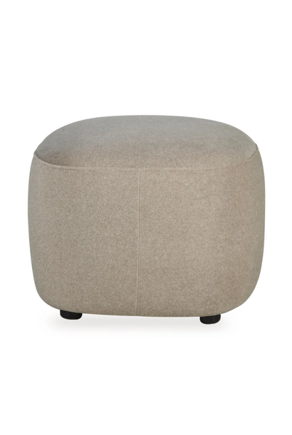 Footstool Gomi - Mohair Latte