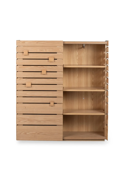 Armoire de rangement Quax - Frêne Naturel