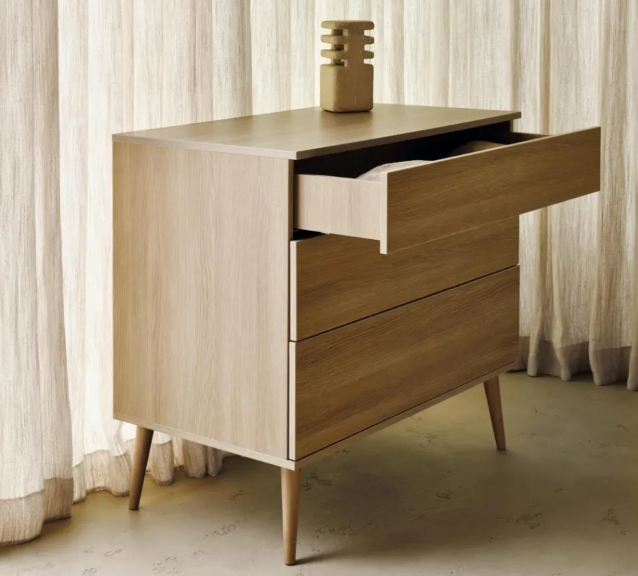 Bed 70x140cm + Commode Quax Flow Honey ash-7