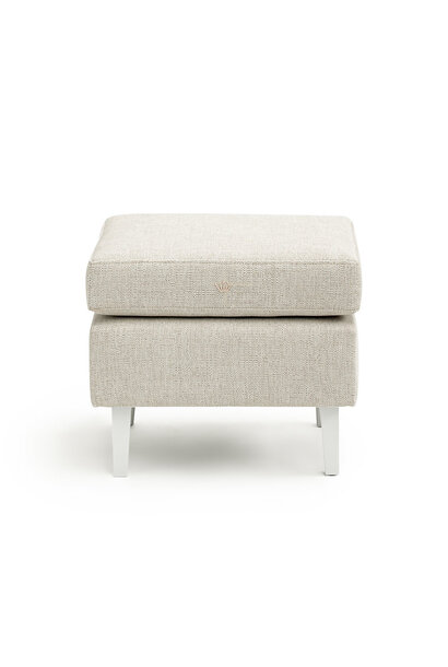 Footstool beige