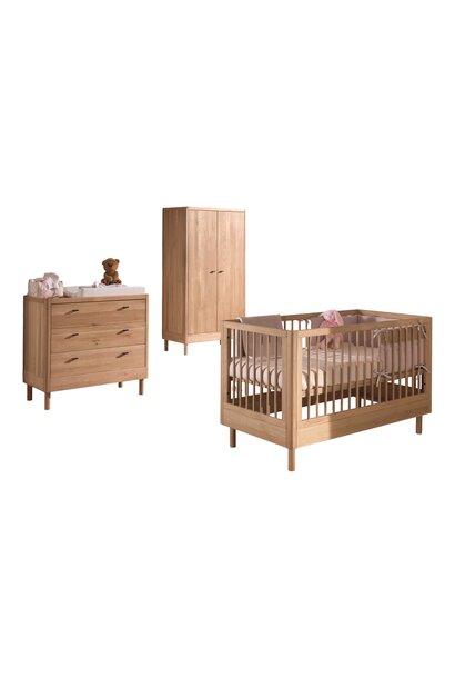 Bed 70x140cm + Chest of drawers + Closet Forrest Collection