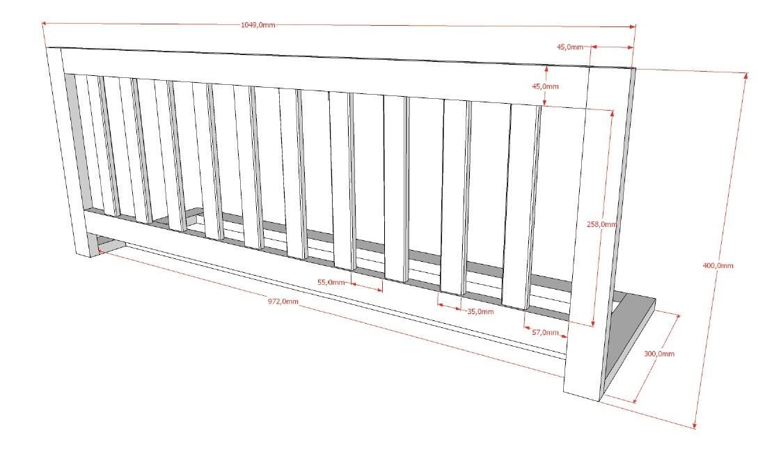 Bed rail Vipack Forrest Collection-2