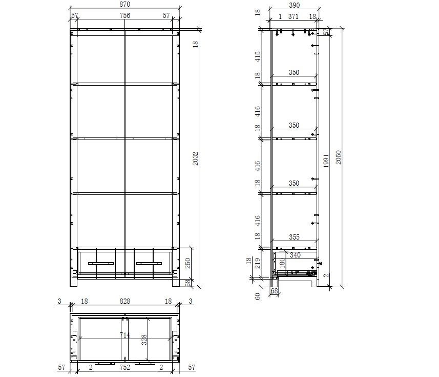 Bookcase Vipack Erik Collection-3