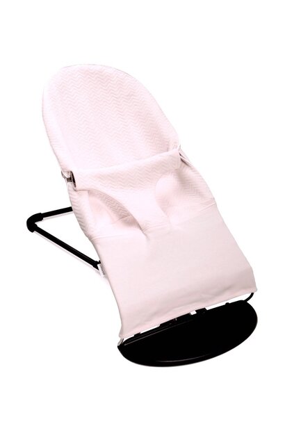 Couverture baby-sitter Babybjorn Poetree Chevron light pink