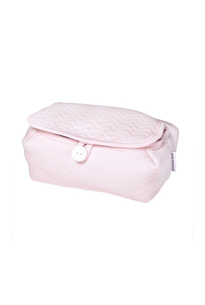 Lingettes humides couvrent Chevron light pink